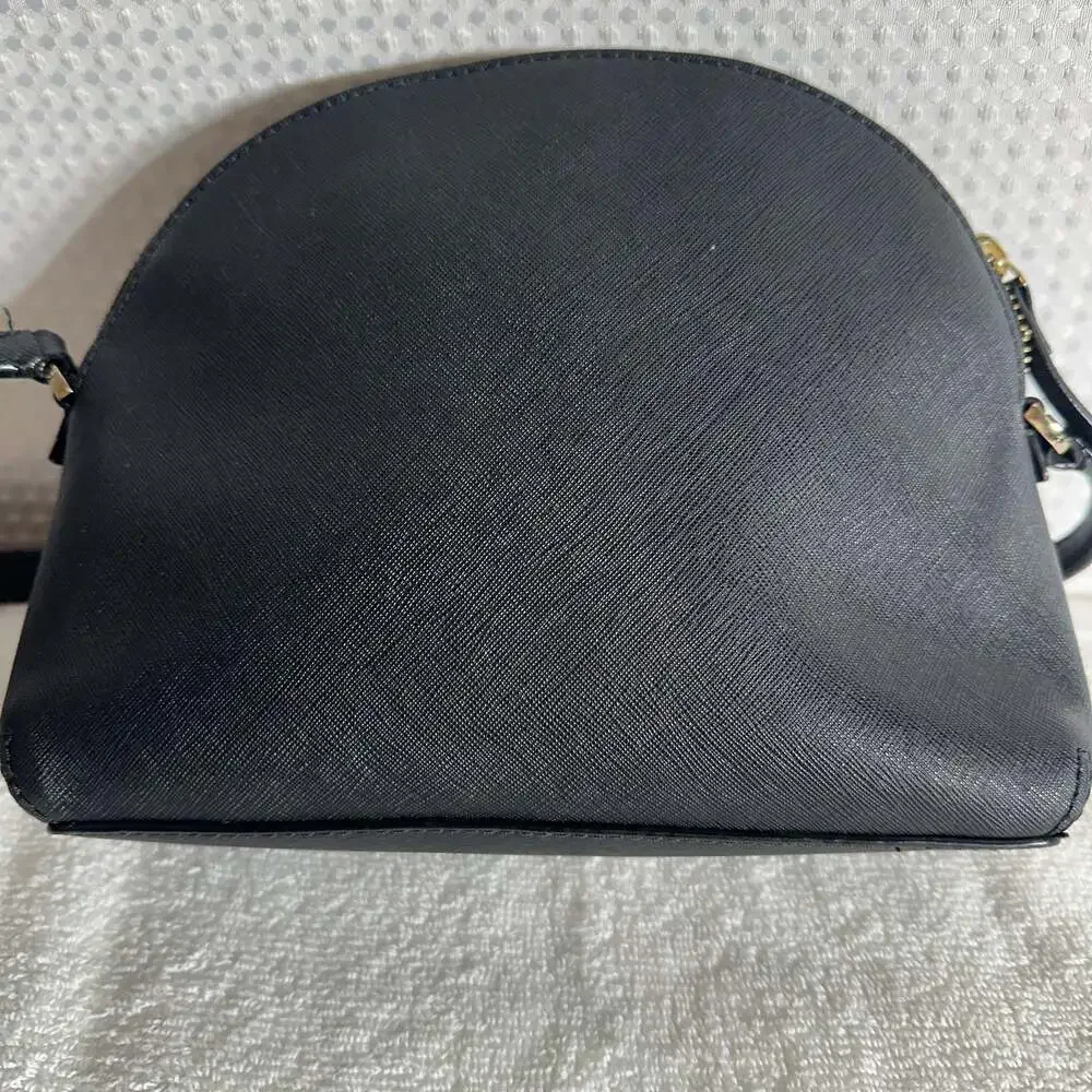 Kate Spade Cameron Street Large Hilli Saffiano Leather Crossbody Bag in Black